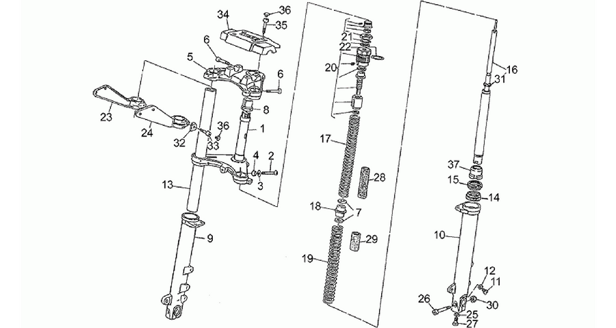 Adj.front fork, 2nd series