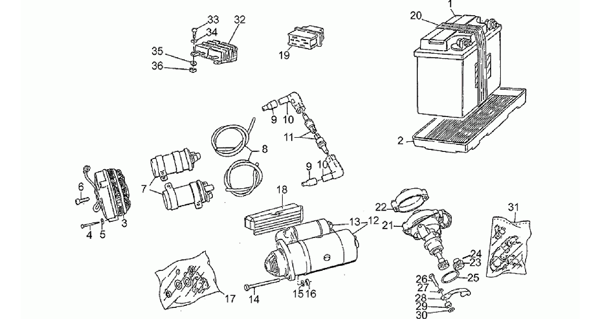 Bosch starter motor