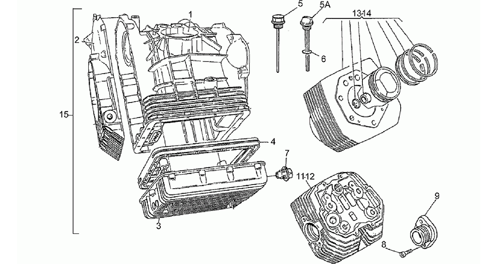 Crankcase, grey