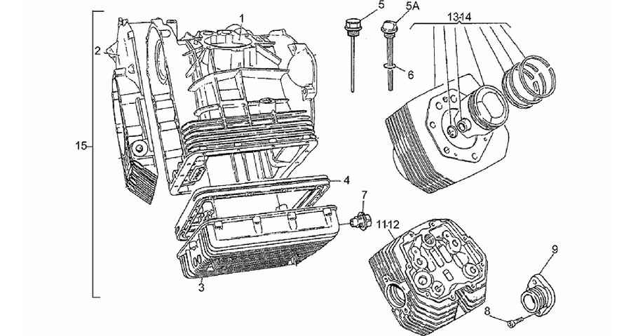 Crankcase, grey