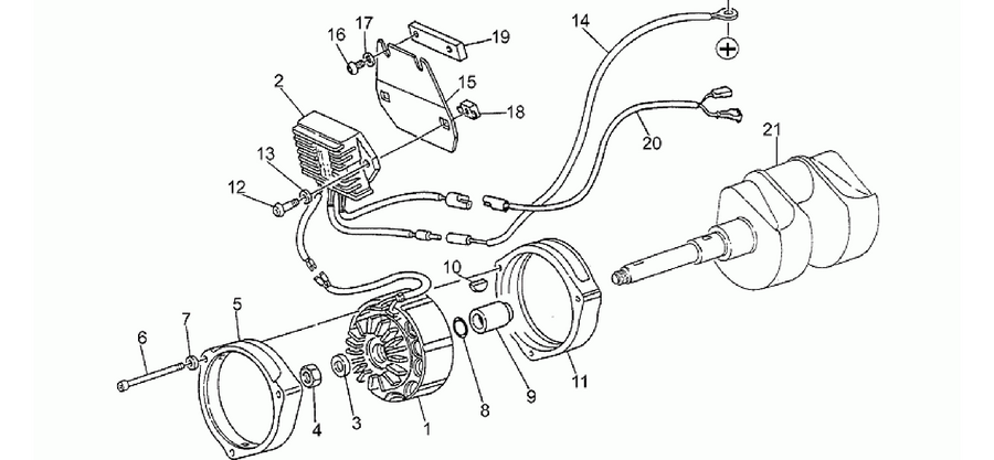 Ducati alternator