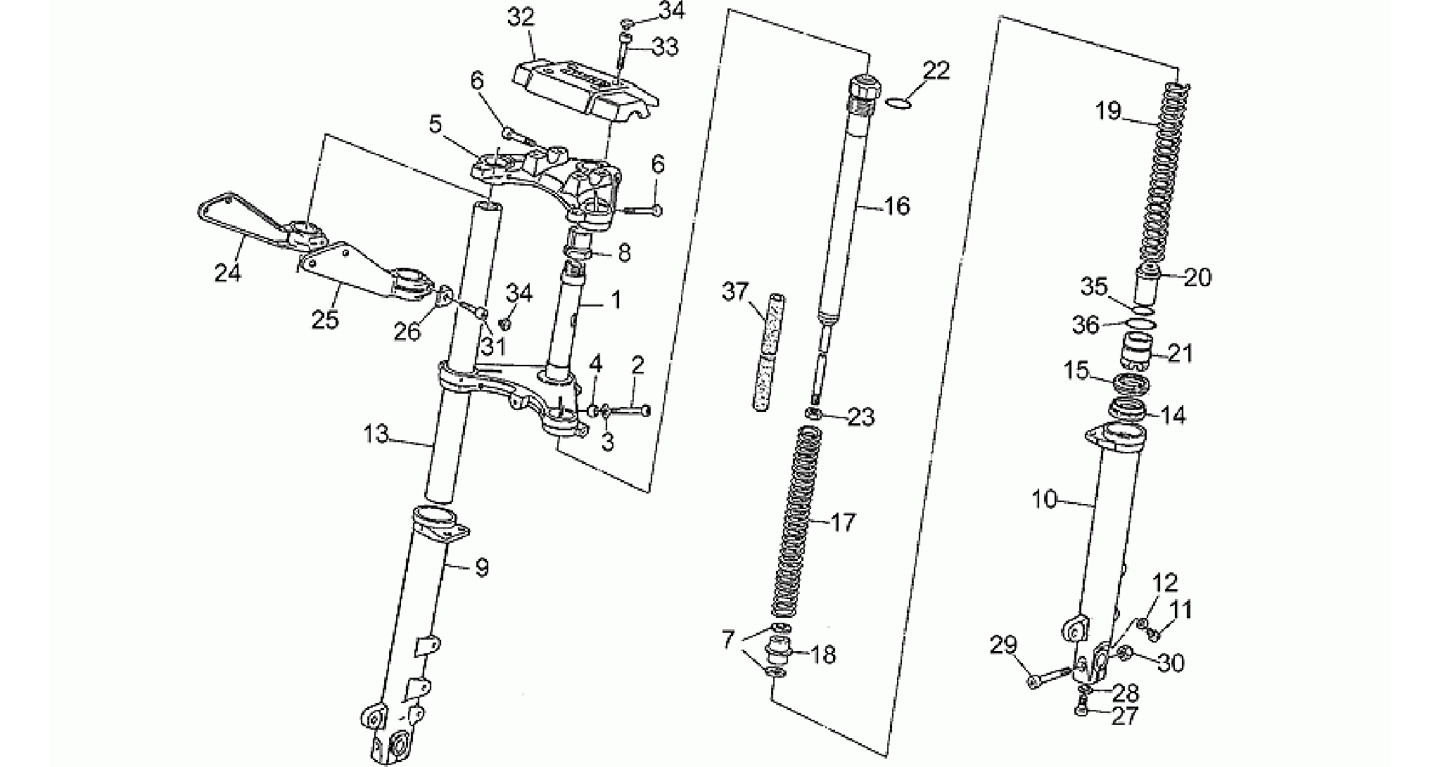 Front fork, 1st series