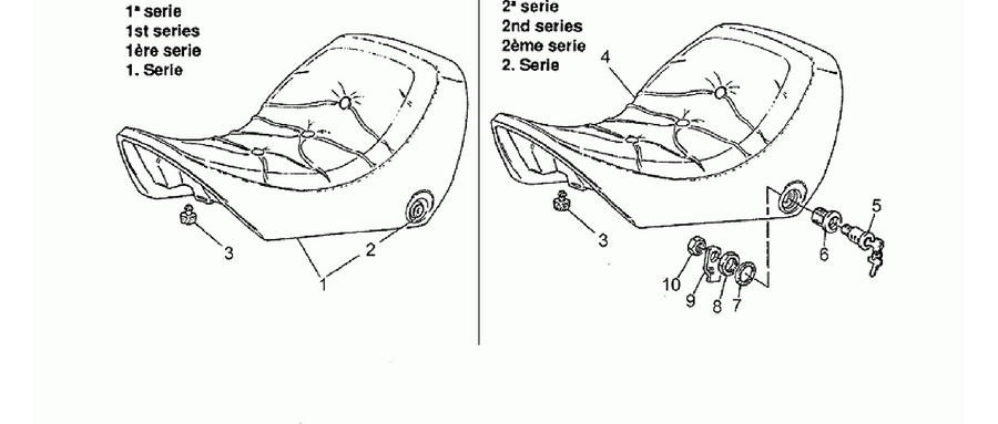 Front seat 1st-2nd series
