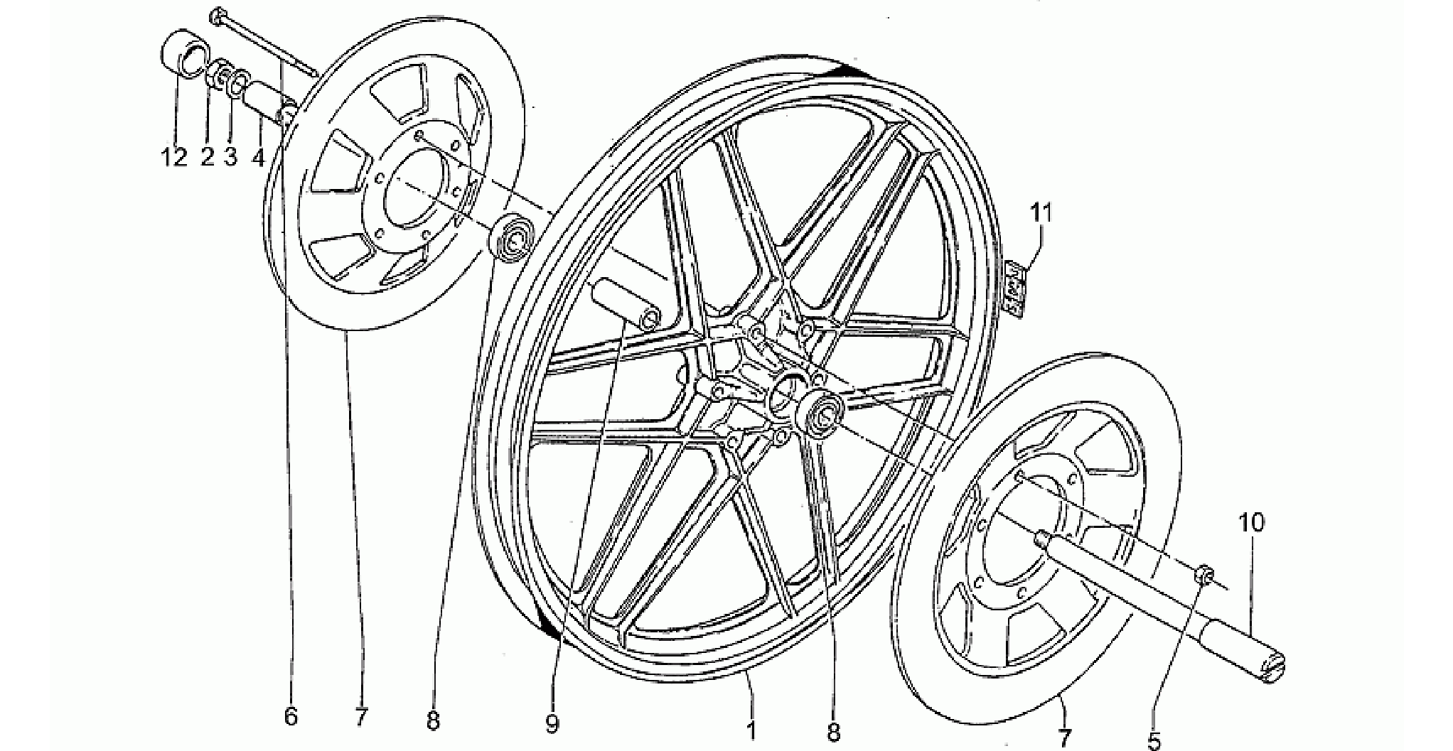 Frnt wh, alloy, 1st series