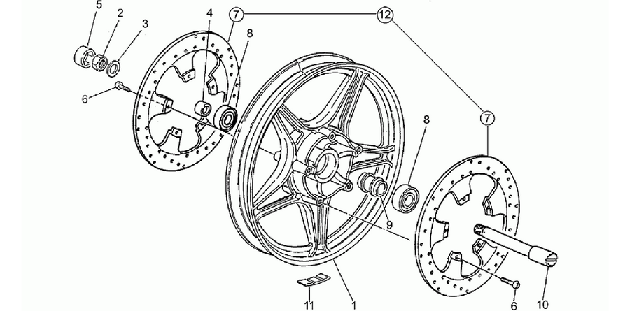 Frnt wh, alloy, 2nd series