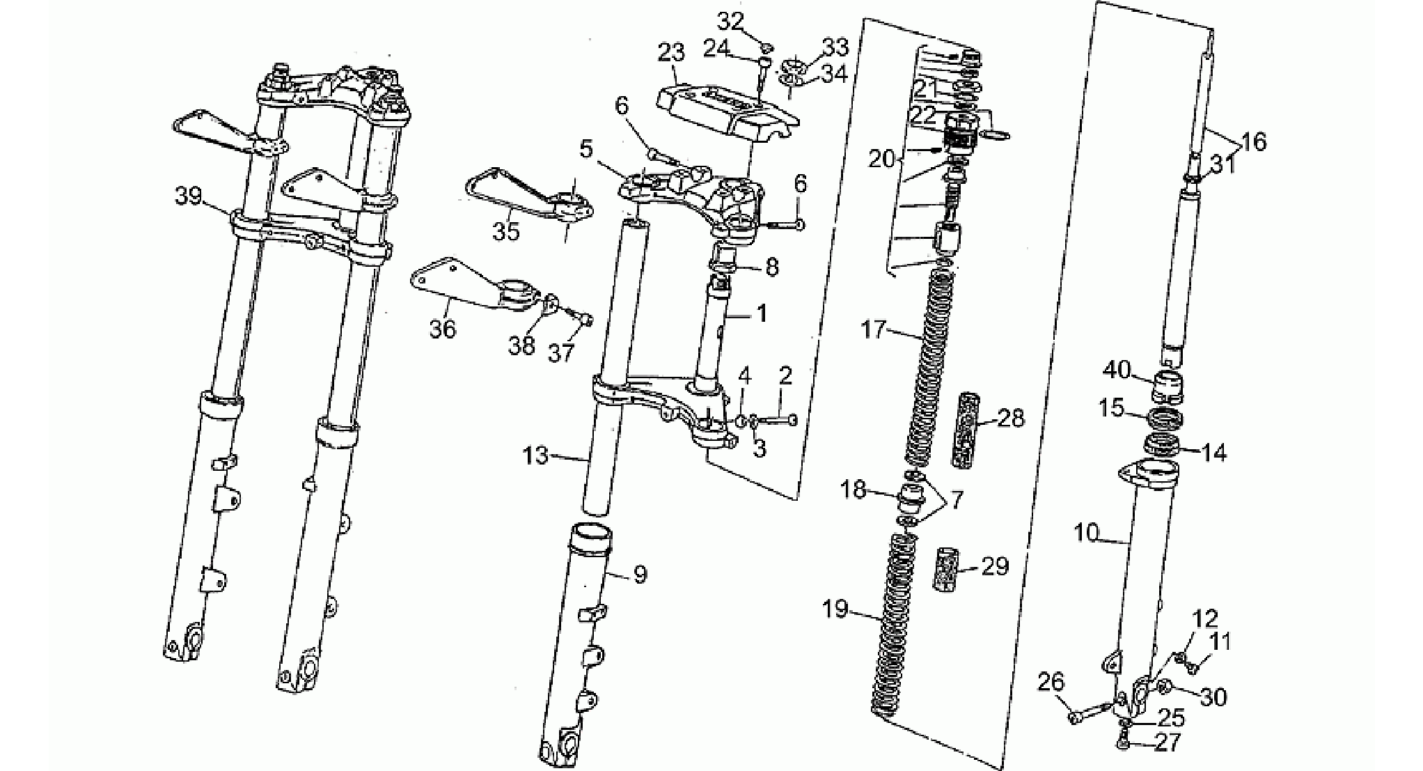 Front fork, 2nd series