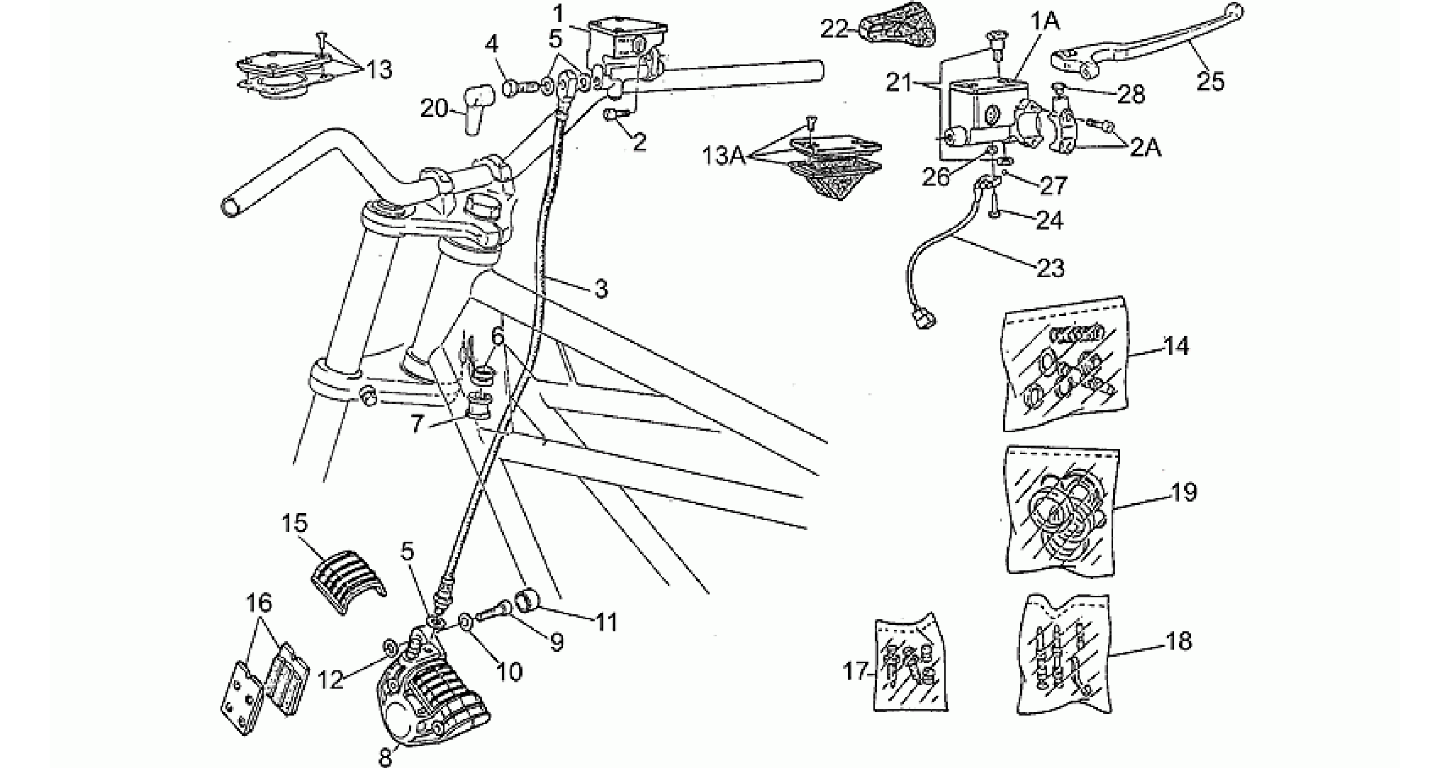 RH Front brake system