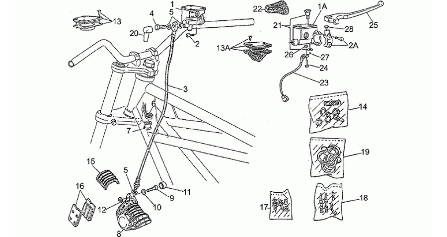 RH Front brake system