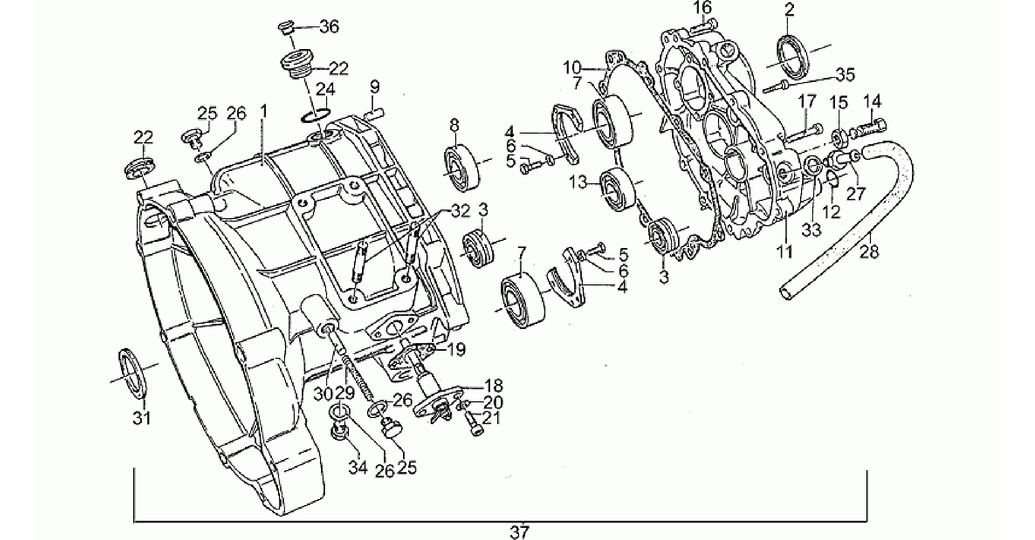 Transmission cage