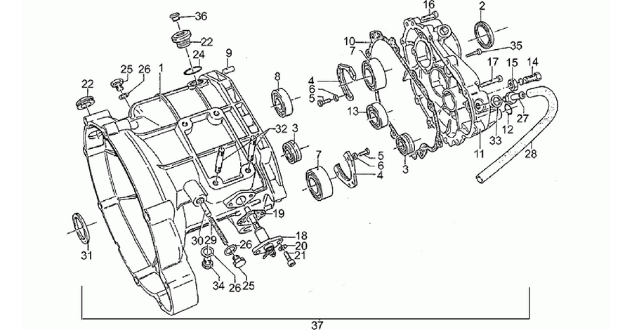 Transmission cage