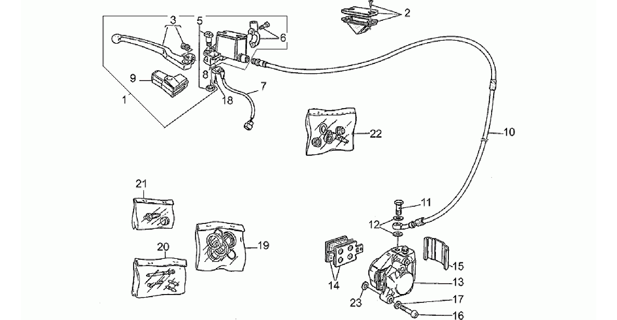 Front brake system