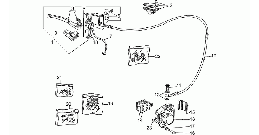 Front brake system