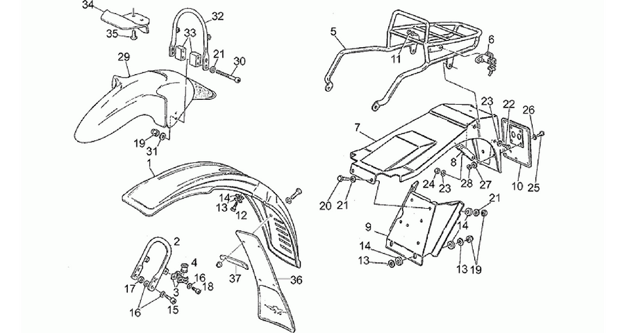 Front mudguard