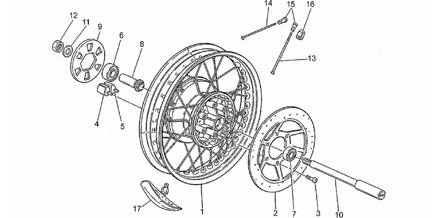 Rear wheel