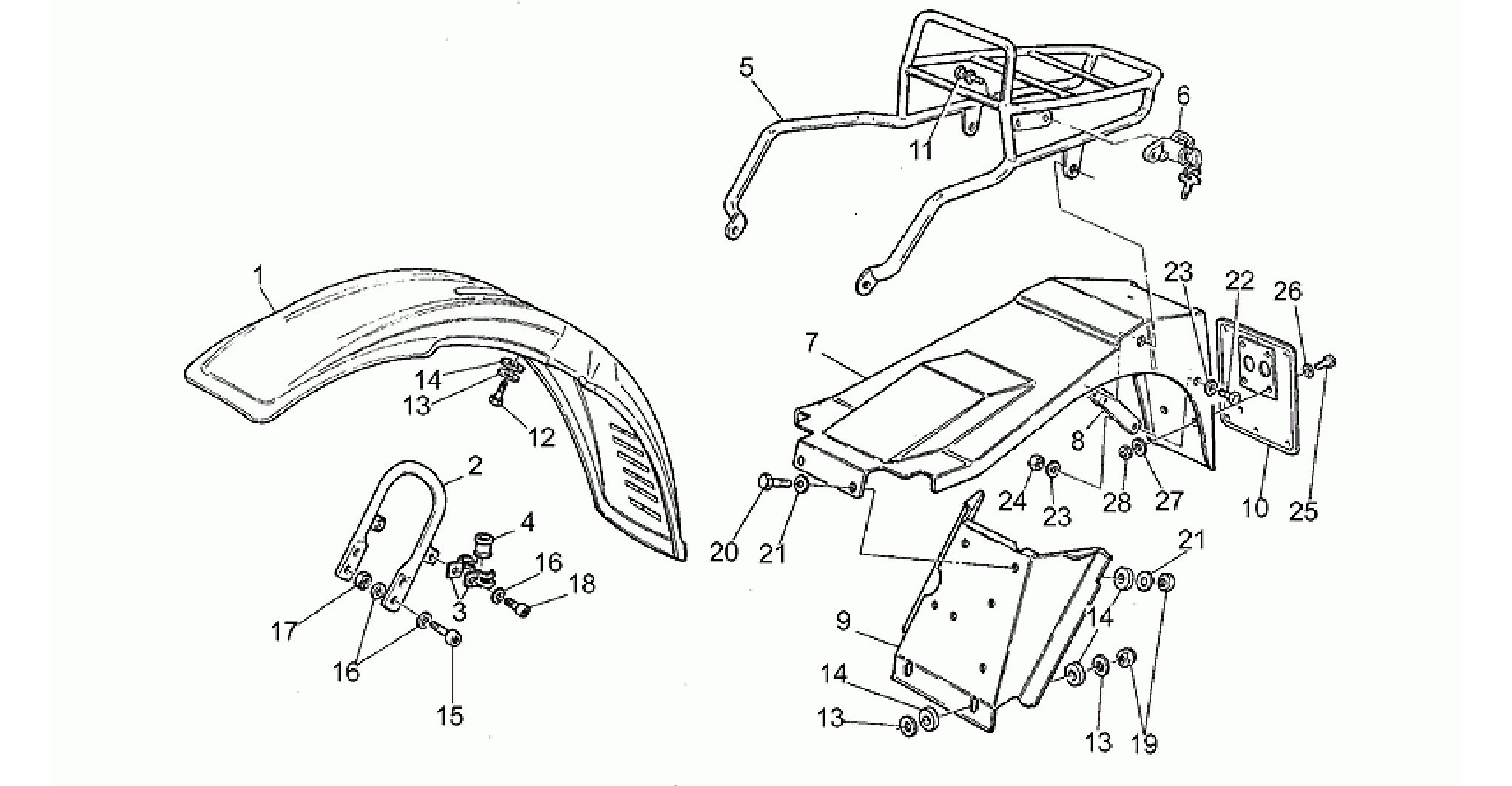 Front mudguard