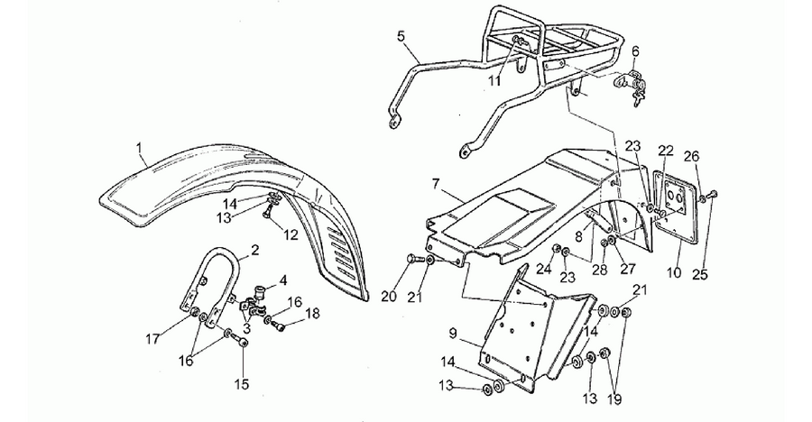 Front mudguard