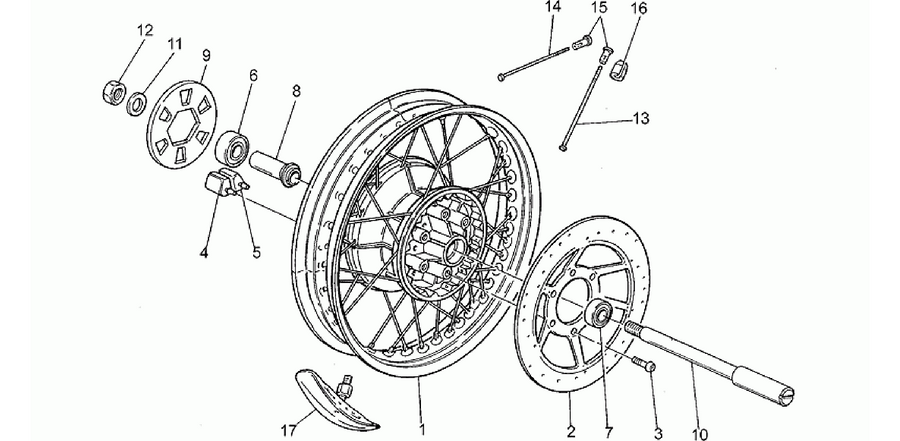 Rear wheel