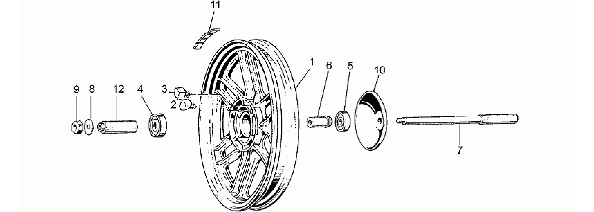 Rear wheel