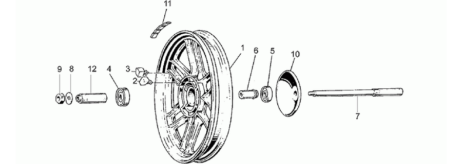 Rear wheel