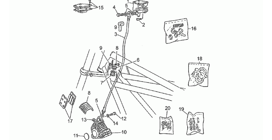 RH Front brake system