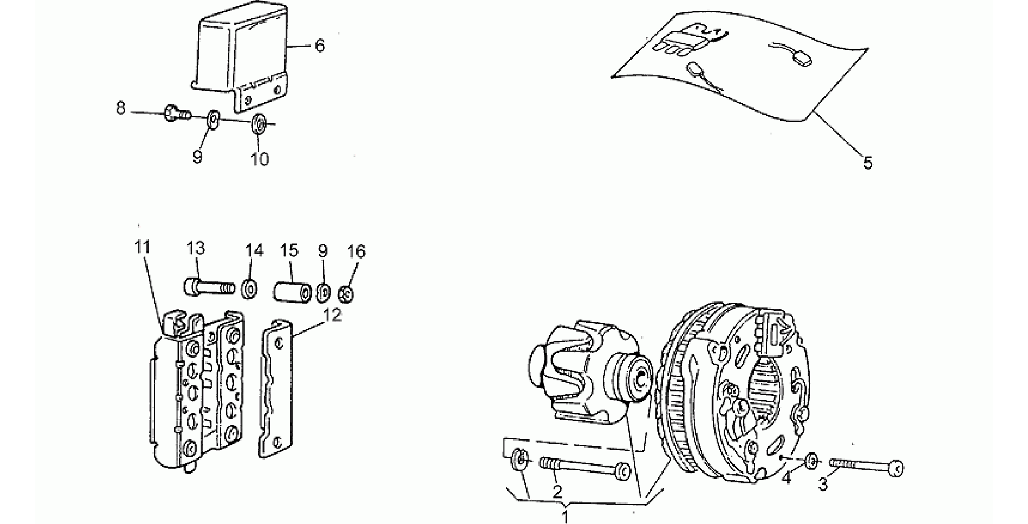 Bosch alternator-regulator