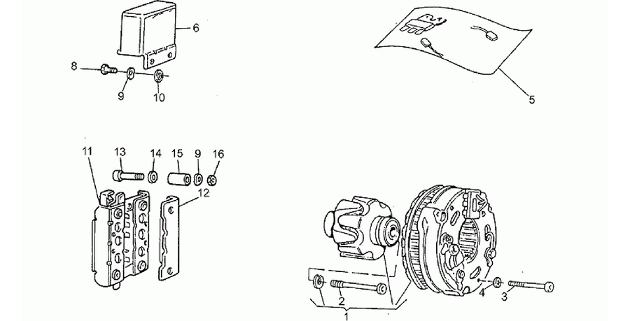 Bosch alternator-regulator