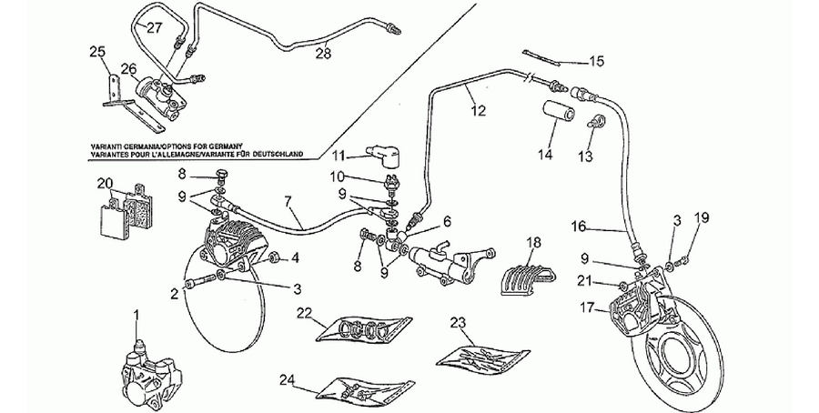 Brake calipers