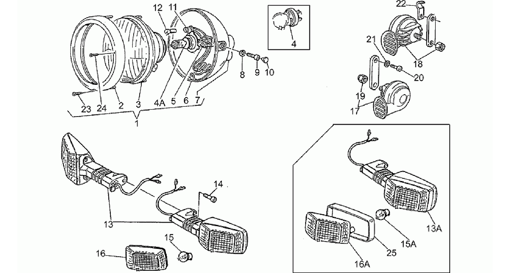 Headlight-Horn