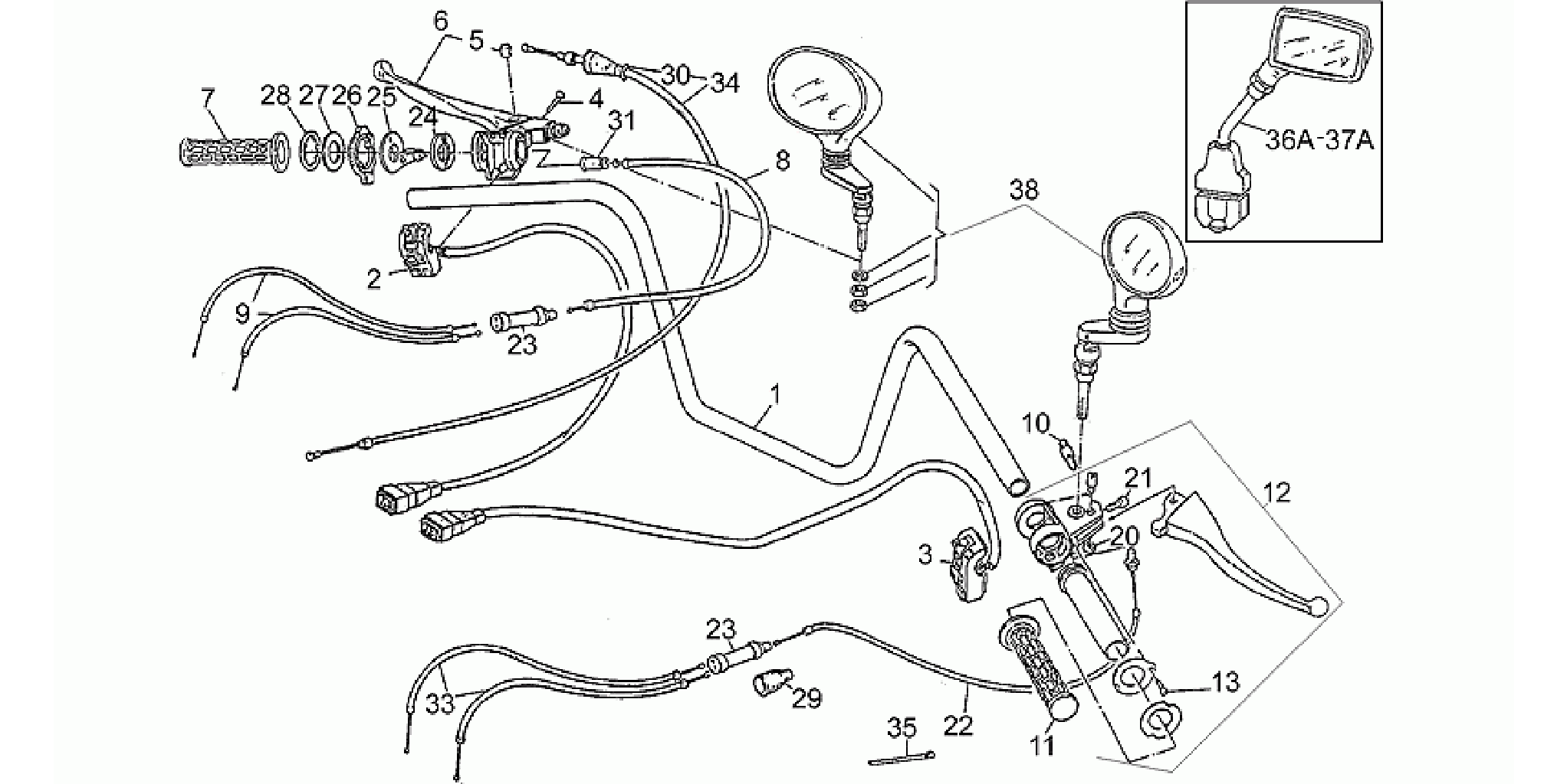 Magura handlebar controls