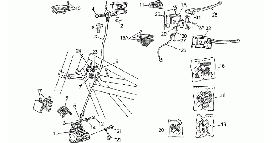 RH Front brake system