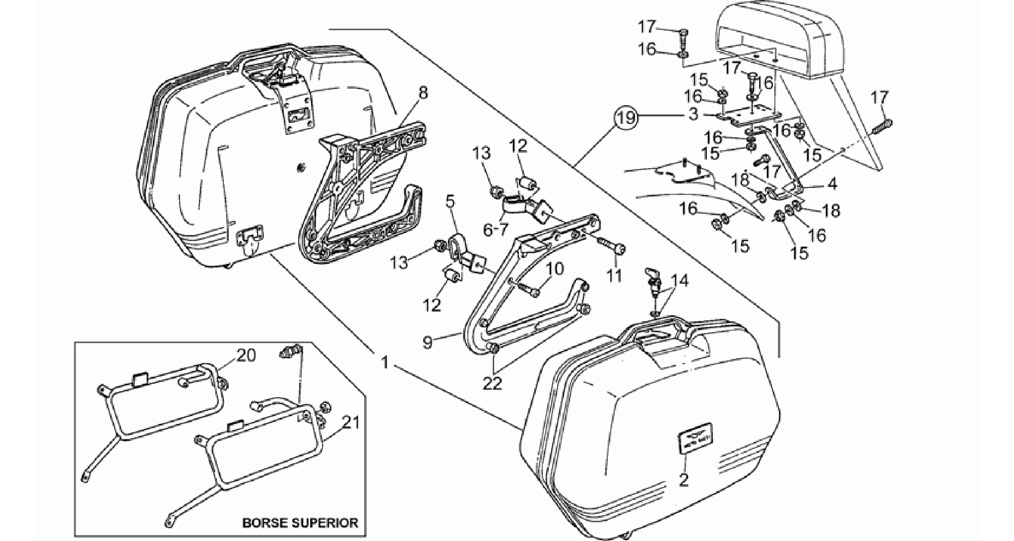 Saddlebags, pair