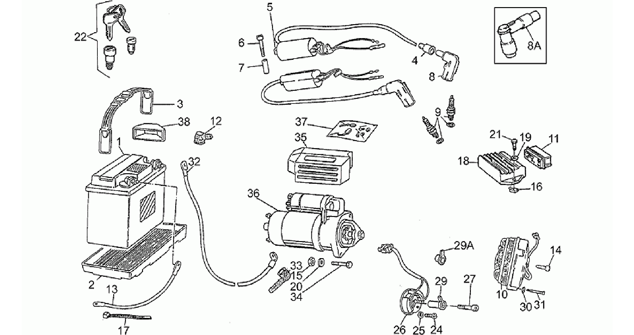 Saprisa battery - alternator