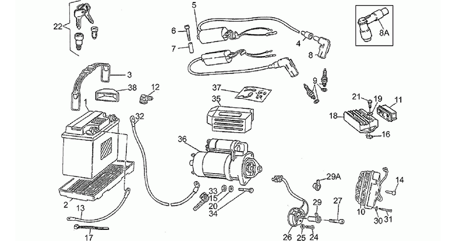 Saprisa battery - alternator
