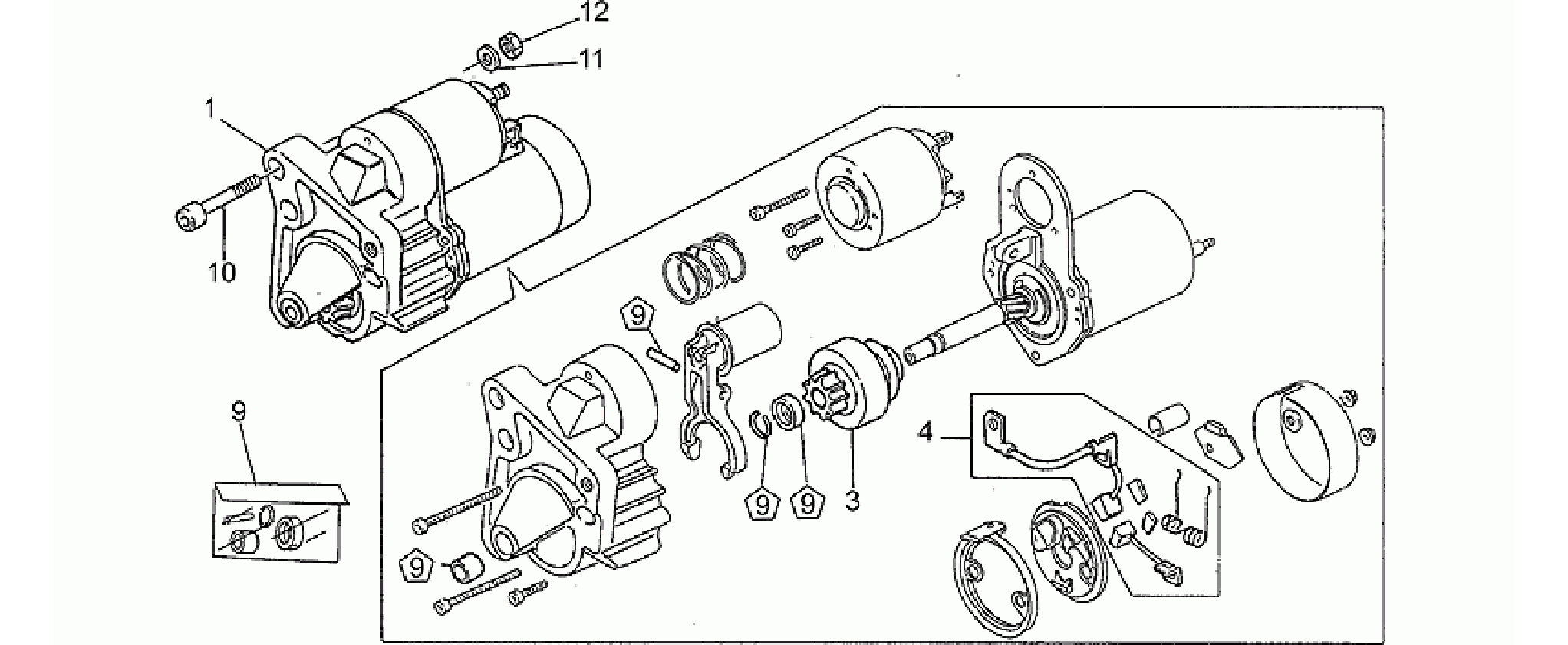 Valeo starter motor