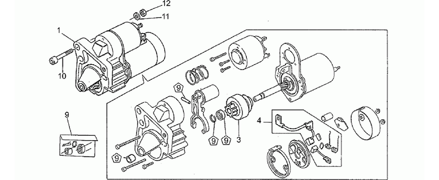Valeo starter motor