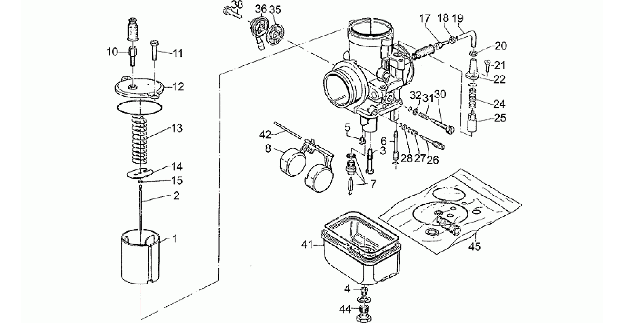 Carburettor-spare parts