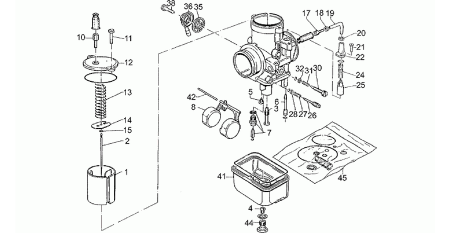 Carburettor-spare parts