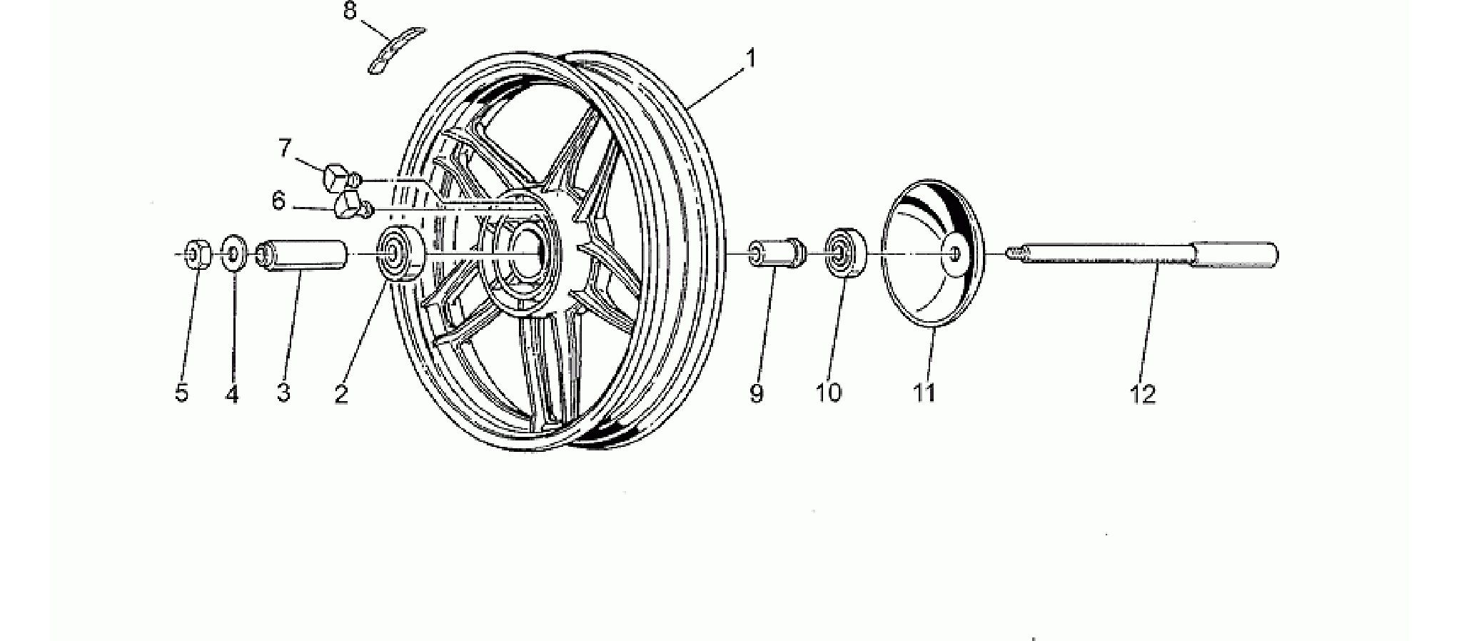 Rear wheel