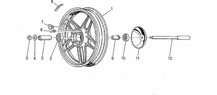 Rear wheel
