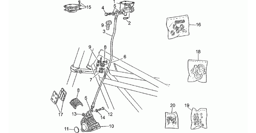 RH Front brake system
