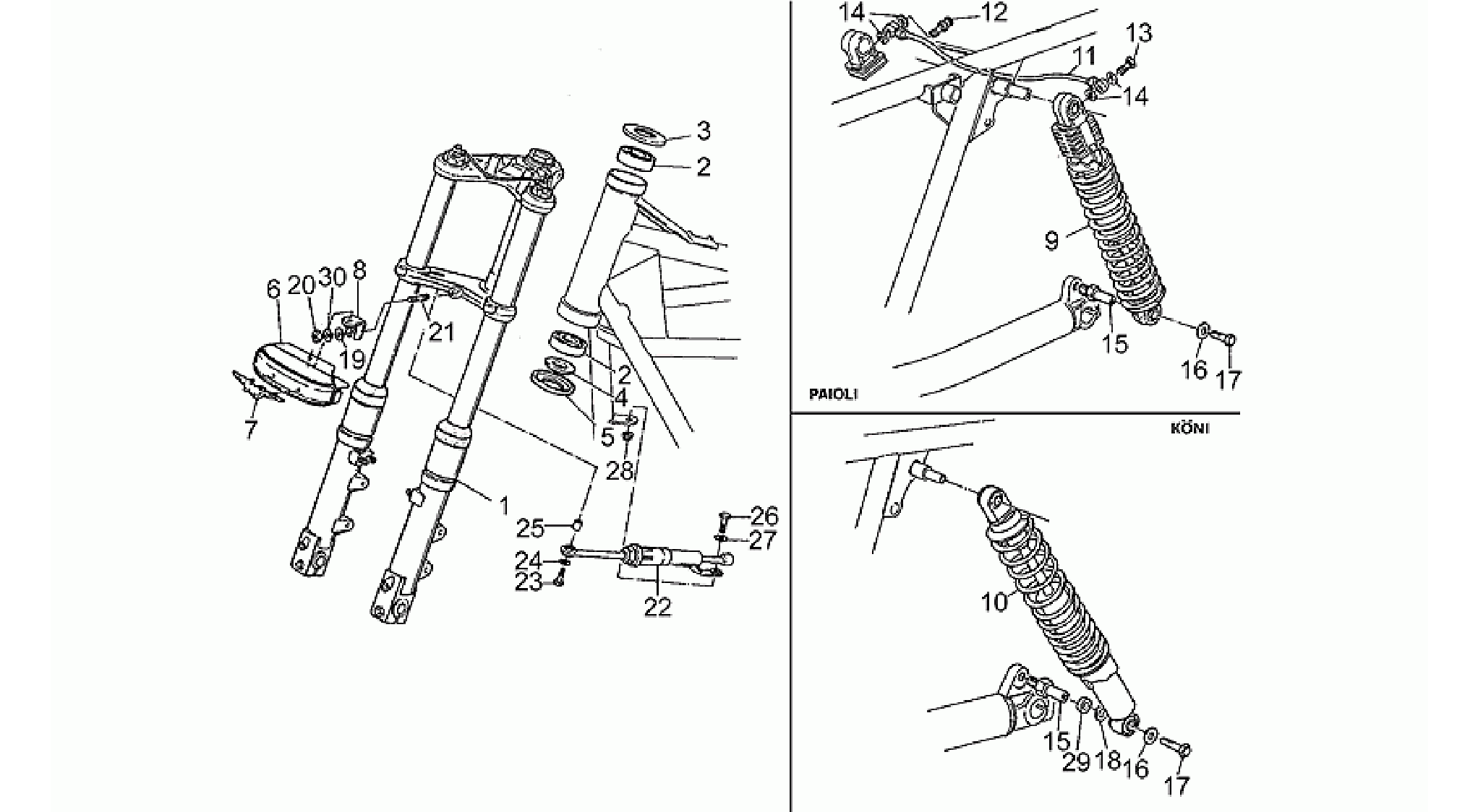 Front/rear shock absorber