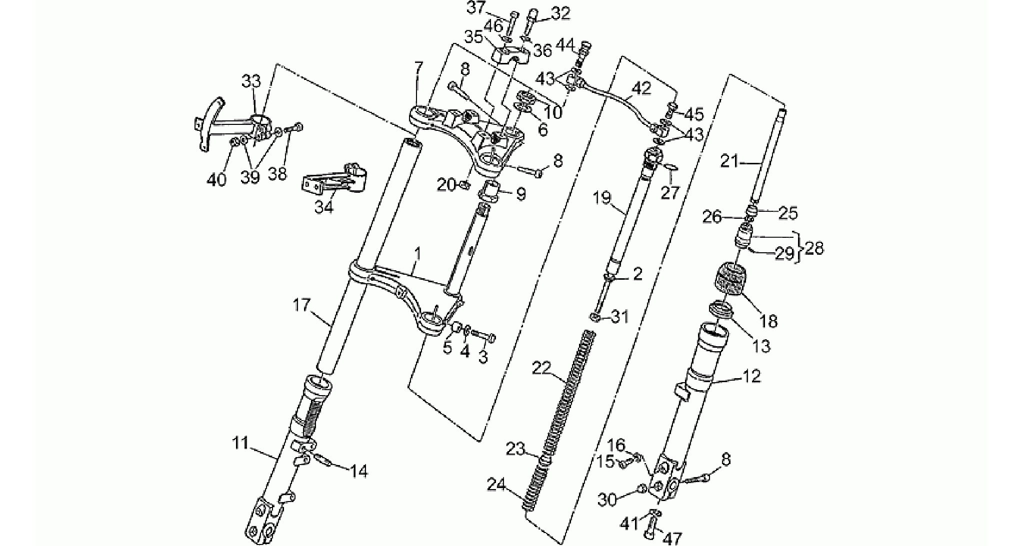 Front shock absorber