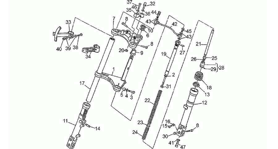 Front shock absorber