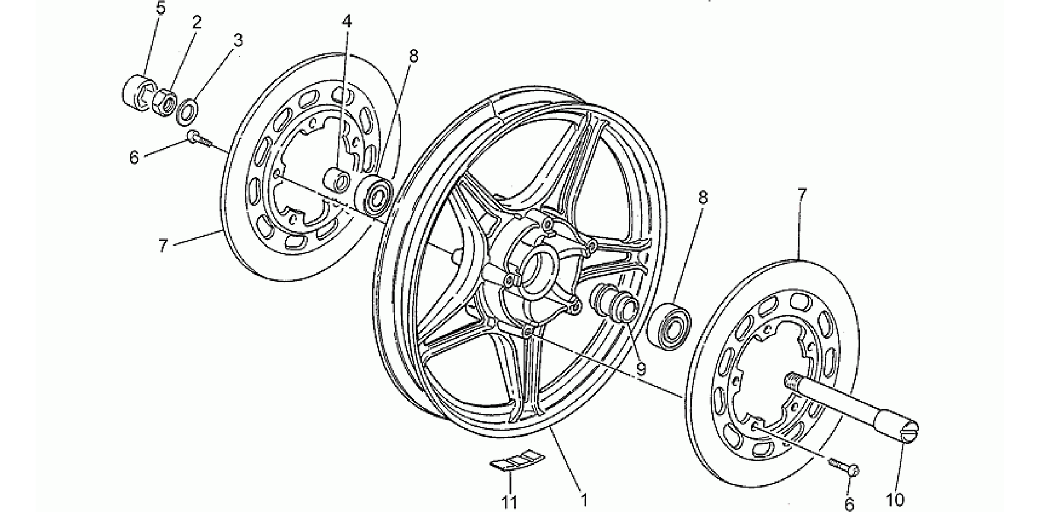 Front wheel, 2nd series