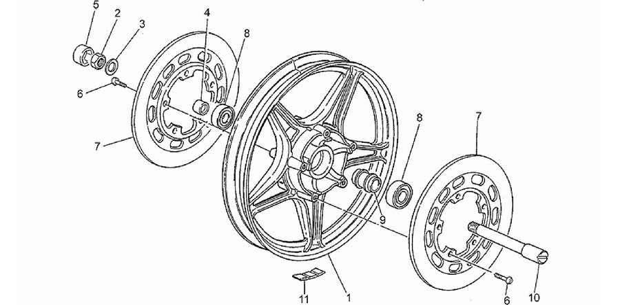 Front wheel, 2nd series