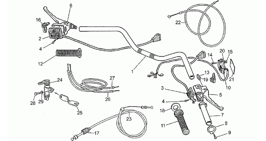 Handlebar-controls, 1st series
