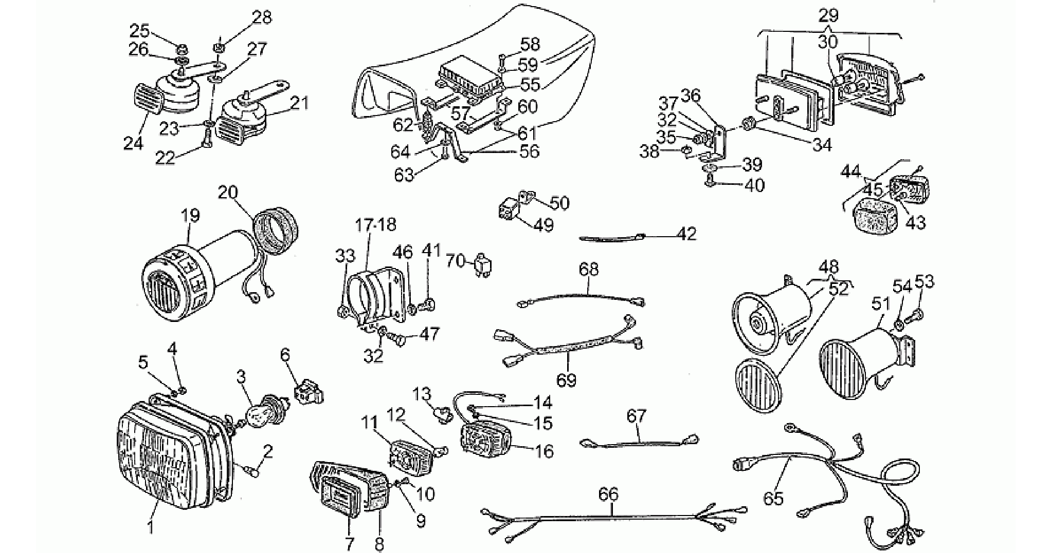 Headlight-Horn