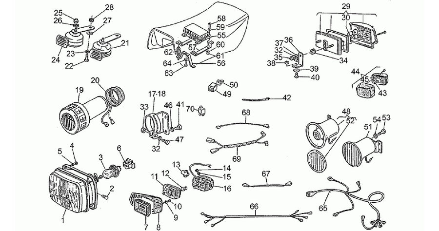 Headlight-Horn