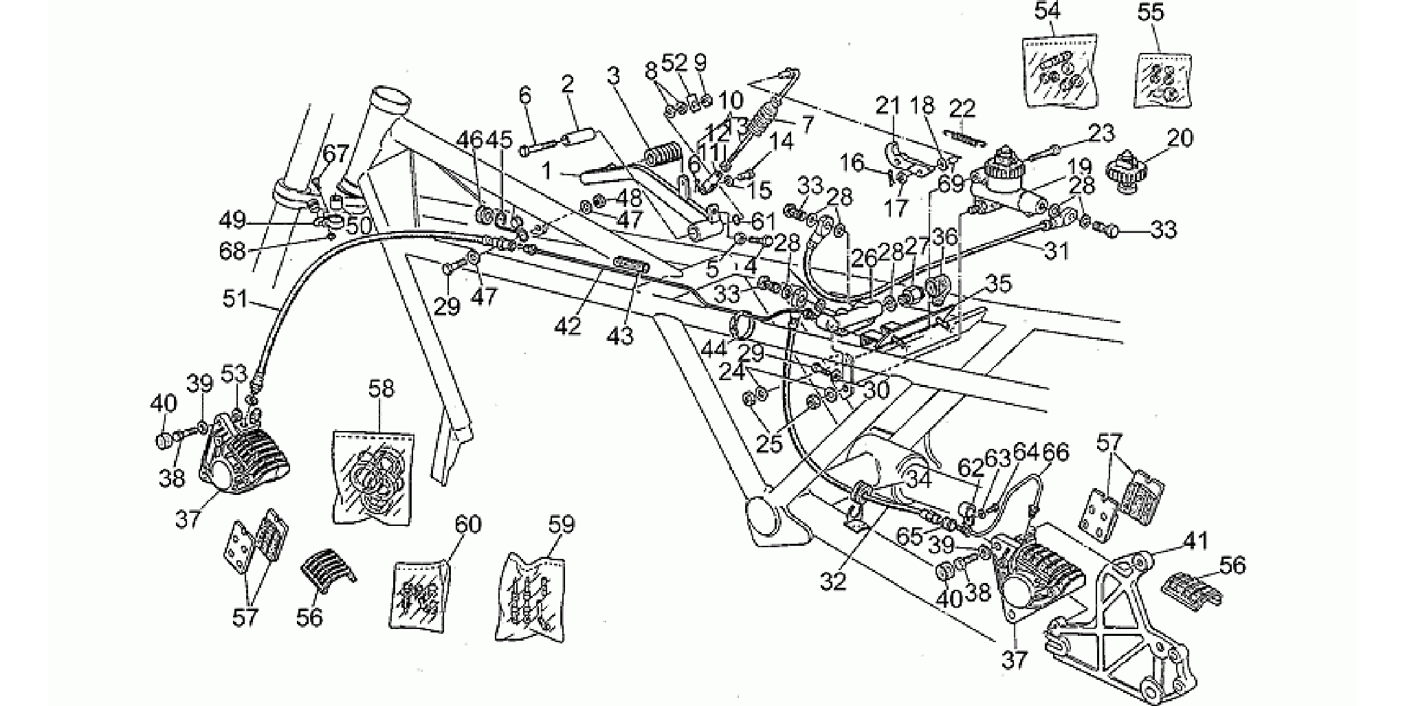 Rear master cylinder