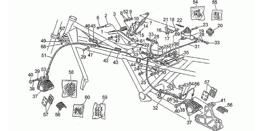 Rear master cylinder